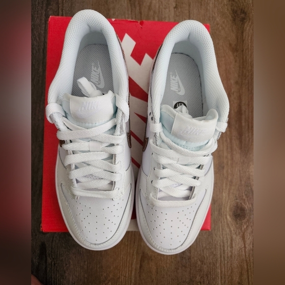 Nike Dunk Low White Pink (GS) - Picture 8 of 12